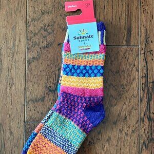 Solmate Socks Multicolor Crew Socks – Medium – New with Tags
